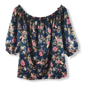 NWOT Stitch Fix Sweet Rain Off Shoulder Floral Top